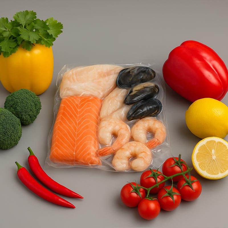 Seafood PVDC Vacuum Shrink Film